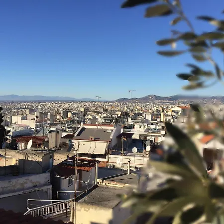 Large Private Terrace Appartement Thessalonique